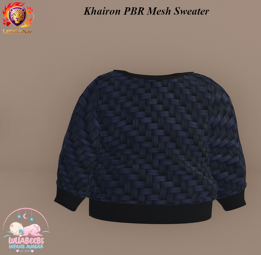 !LattaVaNae! BlueWeave Sweater - LullaBeebs