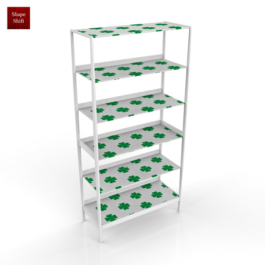 St Patricks Book Shelf Home Decor