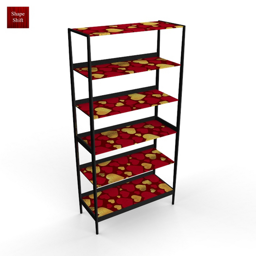 Valentines Book Shelf Home Decor