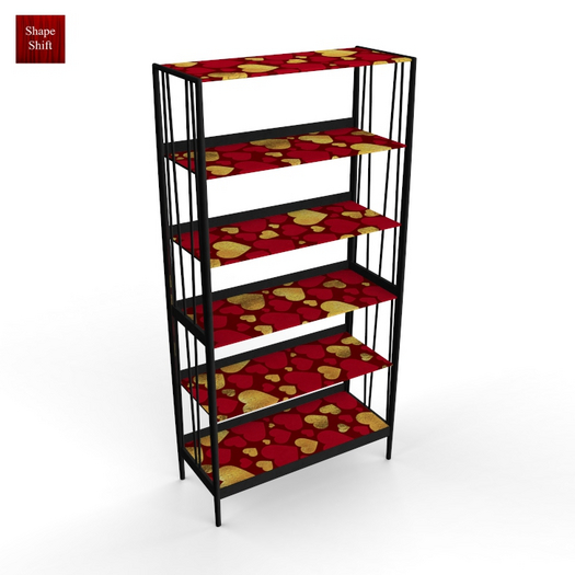 Valentines Style Book Shelf