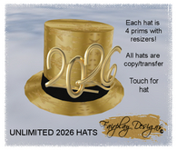 ~2026 Gold NY Top Hats Giver (Unlimited Top Hats)