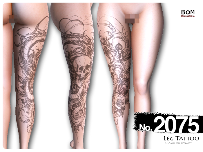 (Leg Tattoo) No.2075