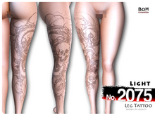 (Leg Tattoo) No.2075 Light