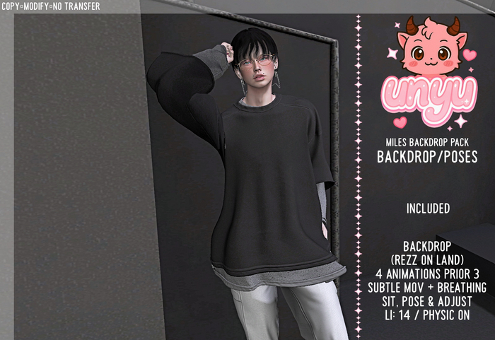 [unyu] Miles Backdrop Pack