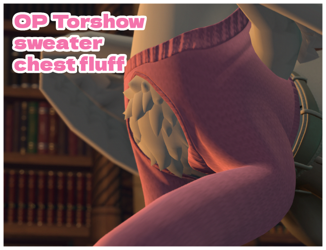 OP Torshow sweater chest fluff