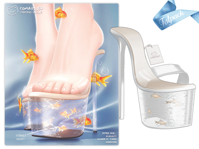 #comatosed. dripping heels [fp.]