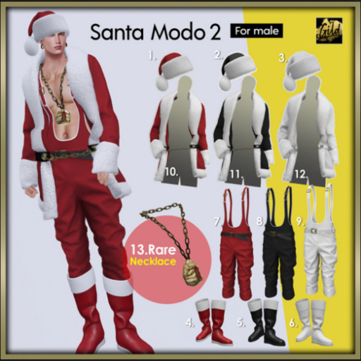 13. legacy(m/A) [Gild] Santa mode2_necklace_BOX RARE