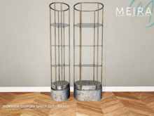 Meira Morvain Display Shelf Set - Brass