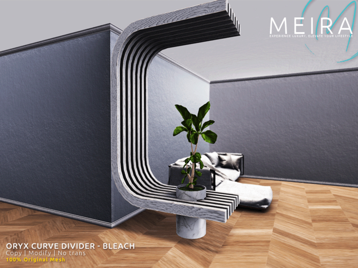 Meira Oryx Curve Divider - Bleach