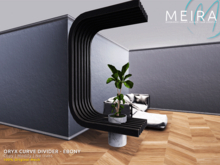 Meira Oryx Curve Divider - Ebony