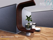 Meira Oryx Curve Divider - Oak