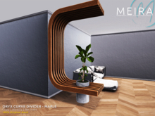 Meira Oryx Curve Divider - Maple