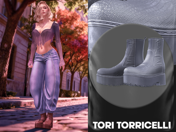 TORI TORRICELLI // Anouk Boots // Charcoal