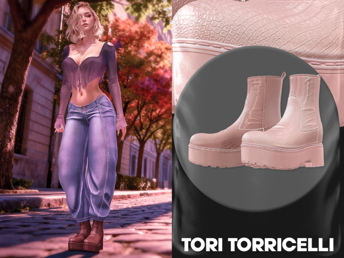 TORI TORRICELLI // Anouk Boots // Blush