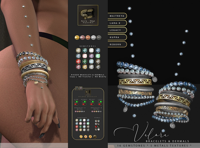 Son!a-Edge Velora Bracelets (Fatpack) RIGGED