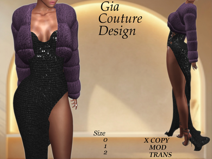"GCD" Maude Fur Jacket Berry