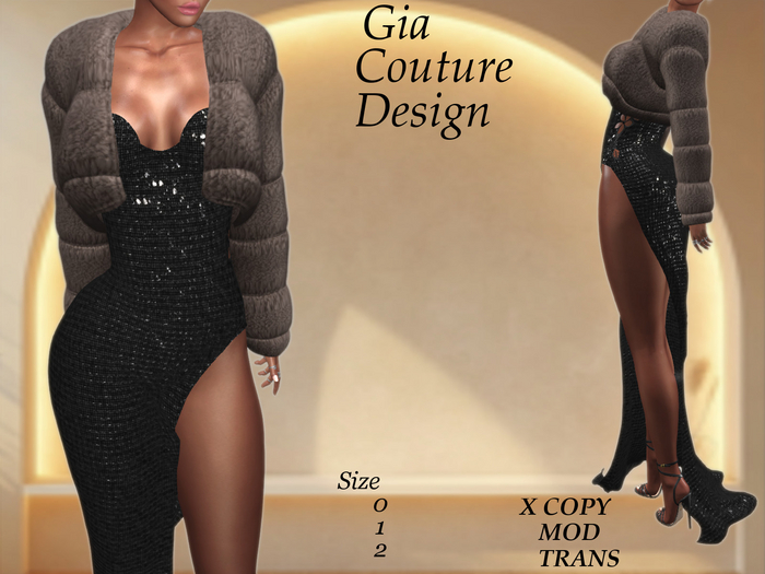 "GCD" Maude Fur Jacket Chocolate