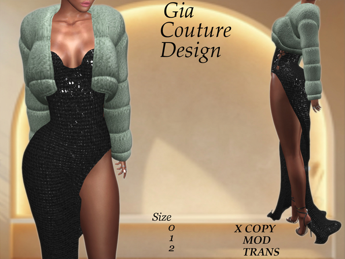 "GCD" Maude Fur Jacket Mint