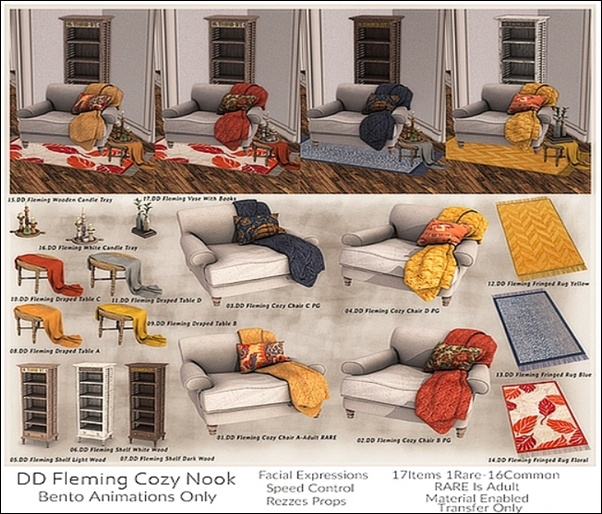 12.DD Fleming Fringed Rug Yellow Boxed