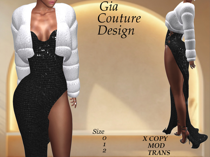 "GCD" Maude Fur Jacket White