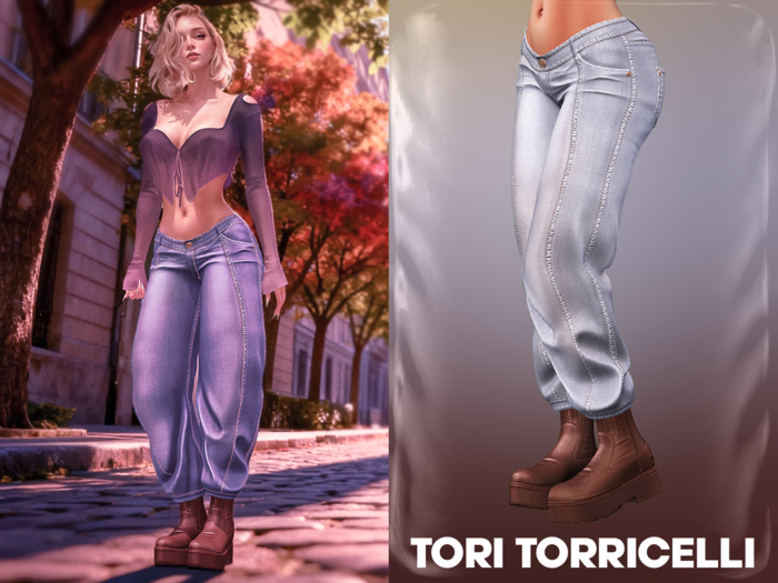 TORI TORRICELLI // Anouk Barrel Jeans // Denim No.12