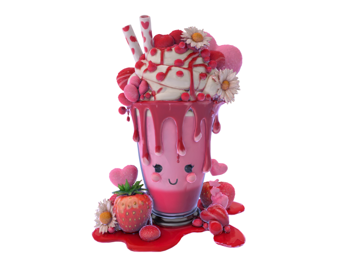 HB: Berry Strawberry Milkshake Kawaii FuLL PERM