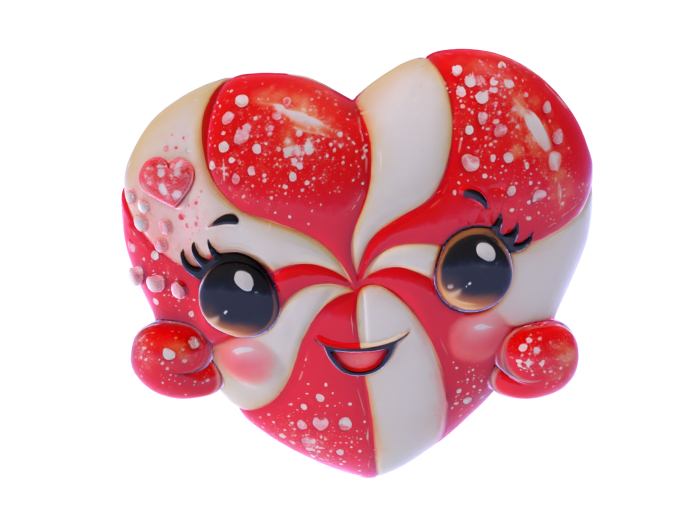 HB: Kawaii Peppermint Heart FuLL PERM