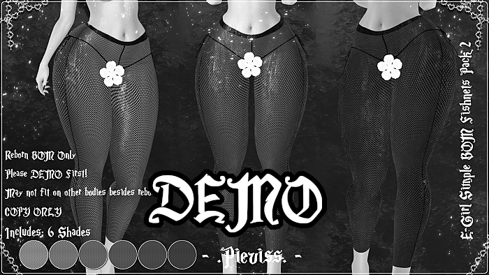 [PV] eGirl Simple BOM Fishnets Pack 2 [DEMO]
