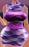 SKBW Cheongsam - Purple