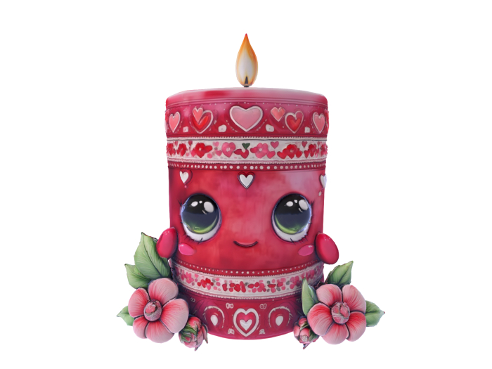 HB: Kawaii Valentine Candle FuLL PERM