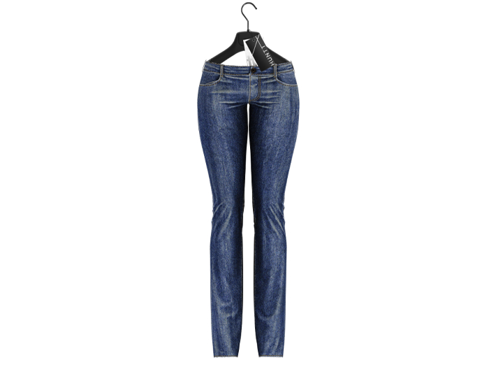 [HUNTT] - Molly Low-Rise Jean - Steel