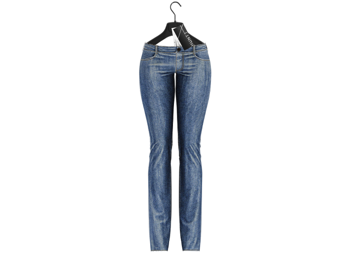 [HUNTT] - Molly Low-Rise Jean - Harbor