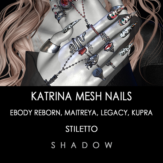 Shadow Katrina Mesh Nails