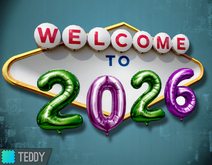 Welcome to 2026 New Year Sign