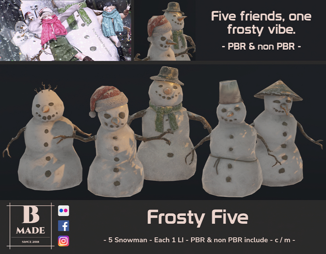 B-Made - Frosty Five [Snowman Set]