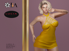 LA-Unpack Lucia Dress Yellow