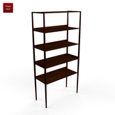 Brown House Living Book Shelf