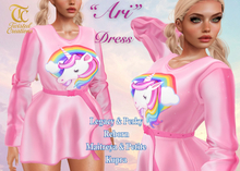 TC - Ari Pink Unicorn Dress
