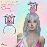 [ConTrato] Happy New Year Bunny Headband