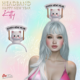 [ConTrato] Happy New Year Kitty Headband
