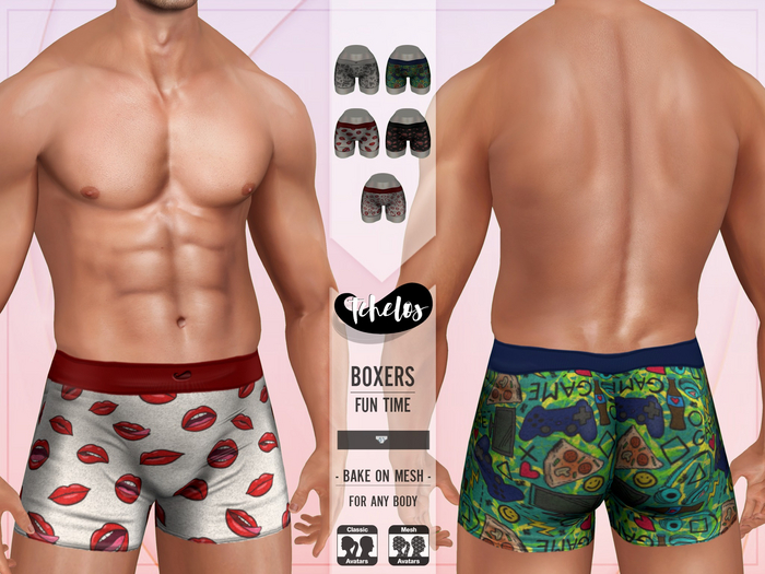 !   Tchelo's MALE Boxers Fun Time // FATPACK