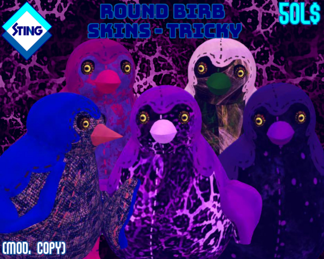 [STING WORLD] Tricky Round Birb Skins