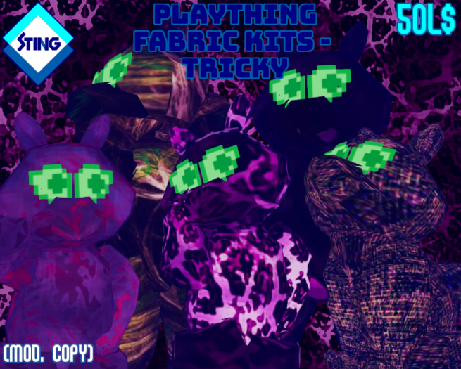 [STING WORLD] PLAYTHING Fabric Kits - Tricky