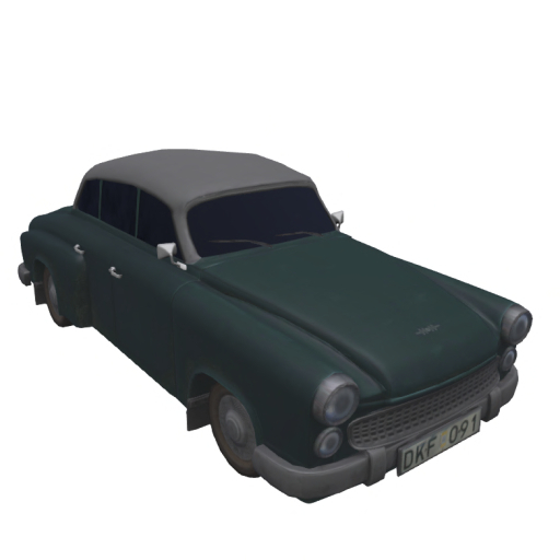 Old Car Green