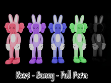 ~ VV ~ Kaws - Bunny - Full Perm
