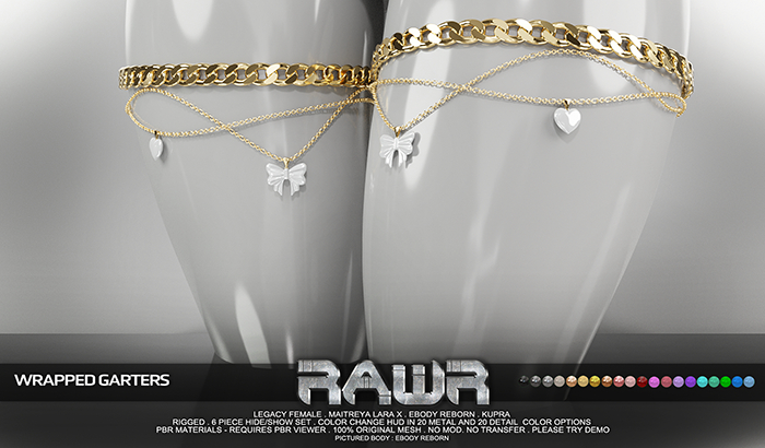 RAWR! Wrapped Garters DEMO (add me)