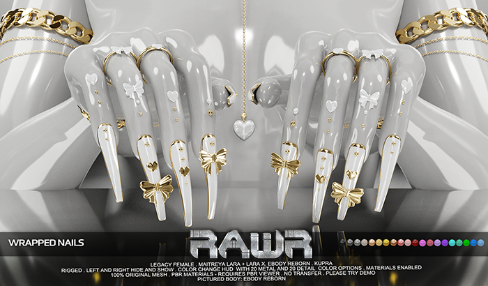RAWR! Wrapped Nails DEMO (add me)