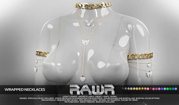 RAWR! Wrapped Necklaces (add me)