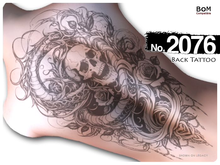 (Back Tattoo) No.2076