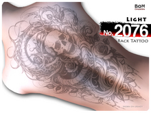 (Back Tattoo) No.2076 Light